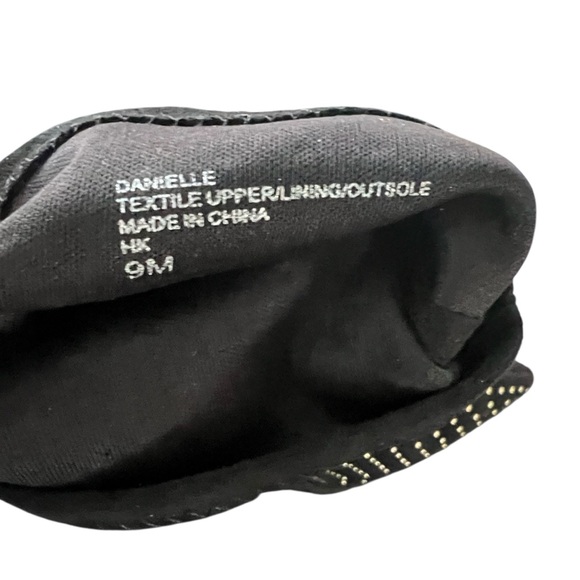 NEW Charles by Charles David Danielle Black Studded Stretch Ankle Boots 9M - Picture 9 of 12